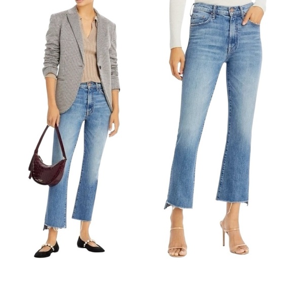MOTHER Denim - Mother The Insider Crop Step Fray in Scenic Route